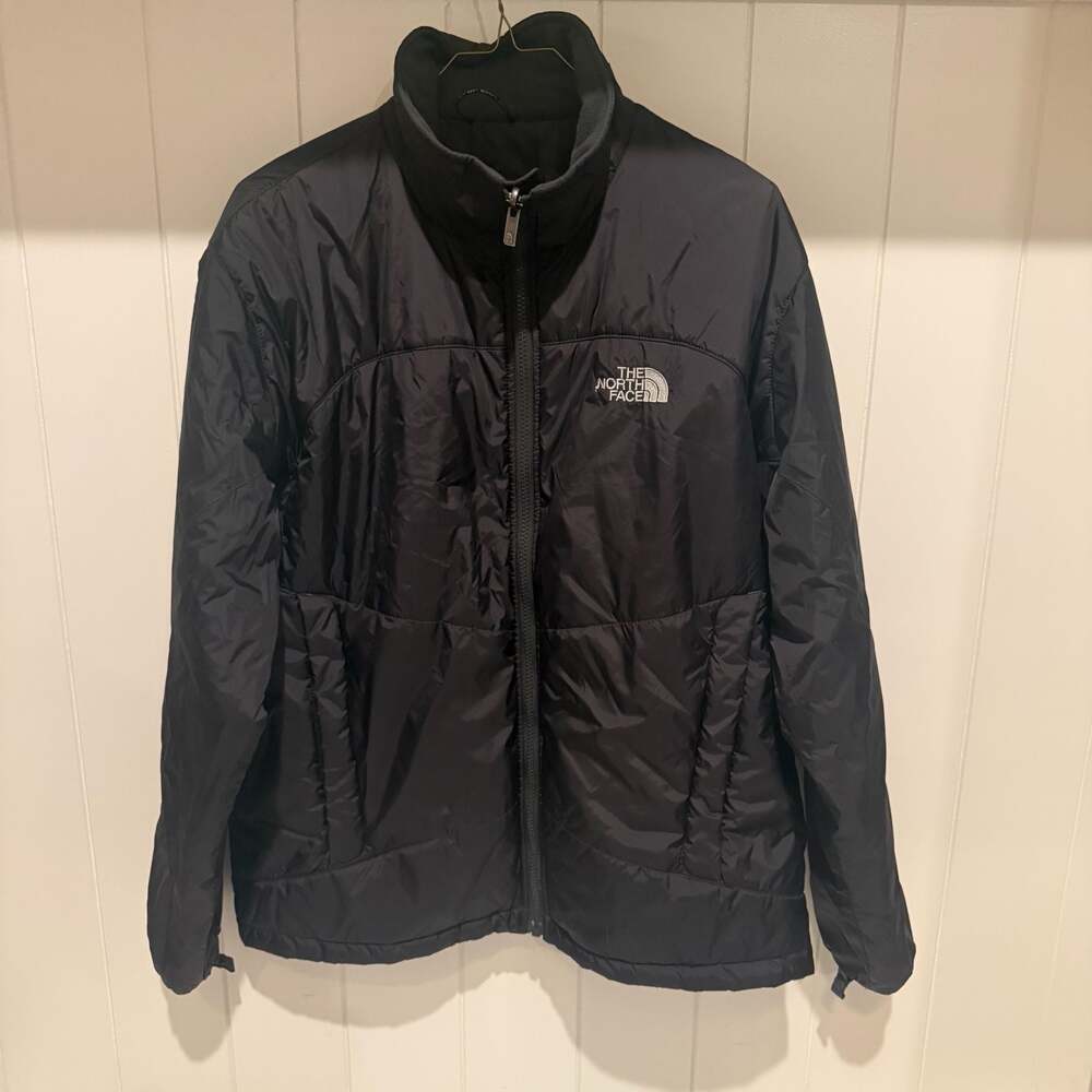 The North Face Men's Black Full-Zip Insulated Jacket Size M